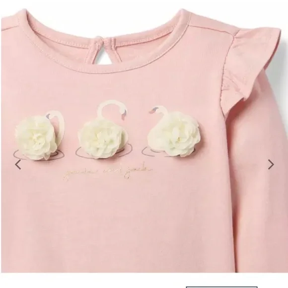 Swan Ruffle Tee - Picture 3 of 3